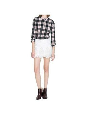 Zara White Mini Skirt